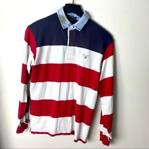 Gant American Flag USA distressed Polo